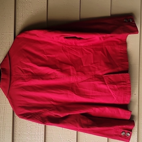 L L Bean women’s blazer IN RED SIZE 14 P - Picture 4 of 8